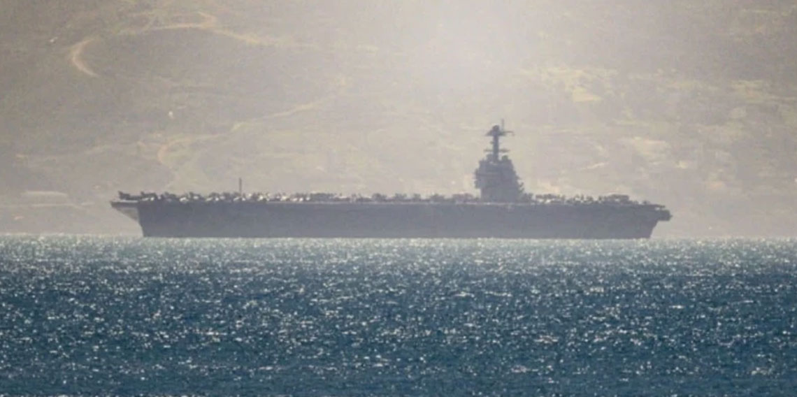 USS Gerald R. Ford uçak gemisi Akdeniz'e girdi! İran için geri sayım başladı
