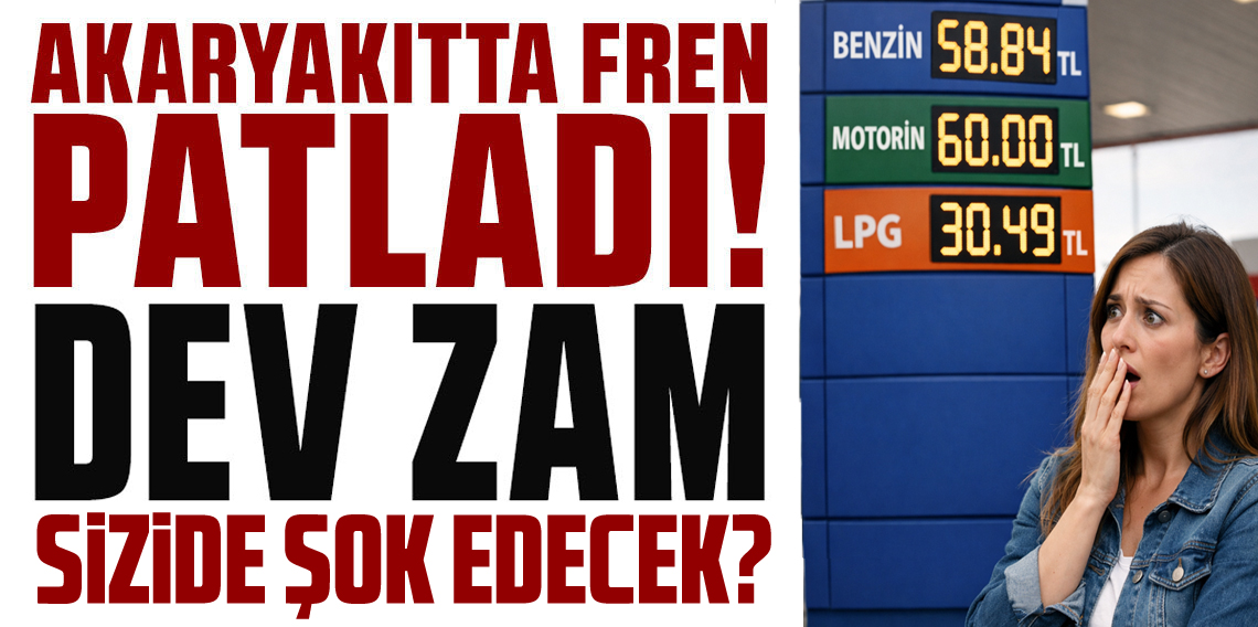 Akaryakıtta Dev Zam Kapıda! Motorin 60 TL’yi Aşıyor, Yeni Fiyatlar Belli Oldu
