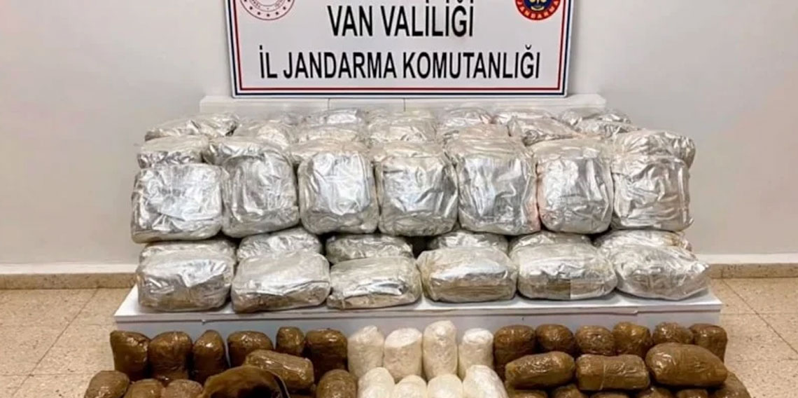 Van ve Hakkari'de narkotik operasyonu: 406 kilogram uyuşturucu ele geçirildi