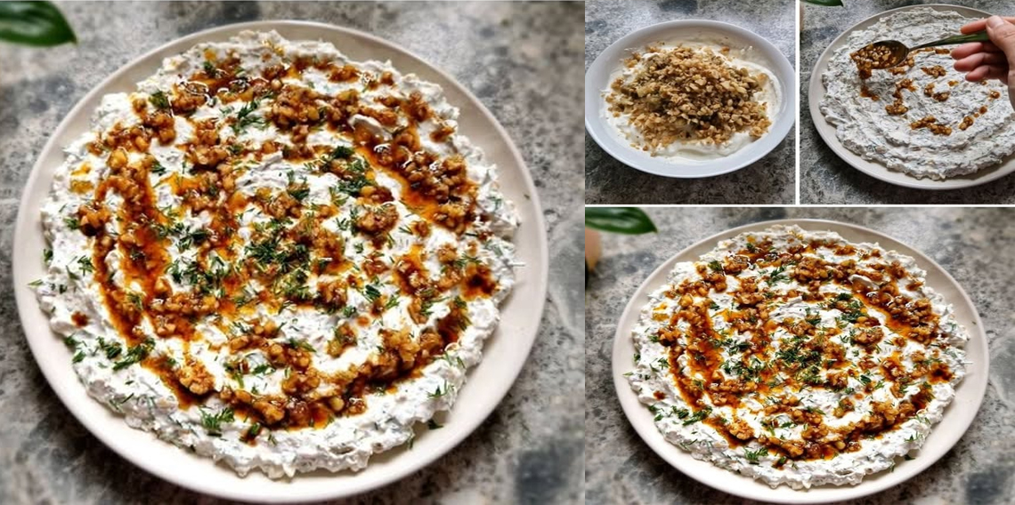 Köz Patlıcanlı Haydari! Mezenin En Lezzetli Hali!