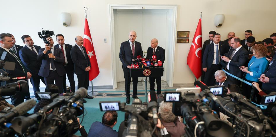 TBMM Başkanı Kurtulmuş, MHP Lideri Bahçeli’yi ziyaret etti
