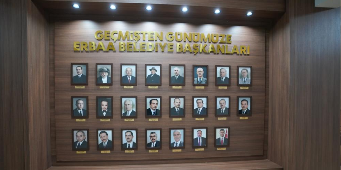 Erbaa Belediyesi’nden Tarihi Vefa: 1915’ten Bugüne 23 Belediye Başkanı Tek Panoda