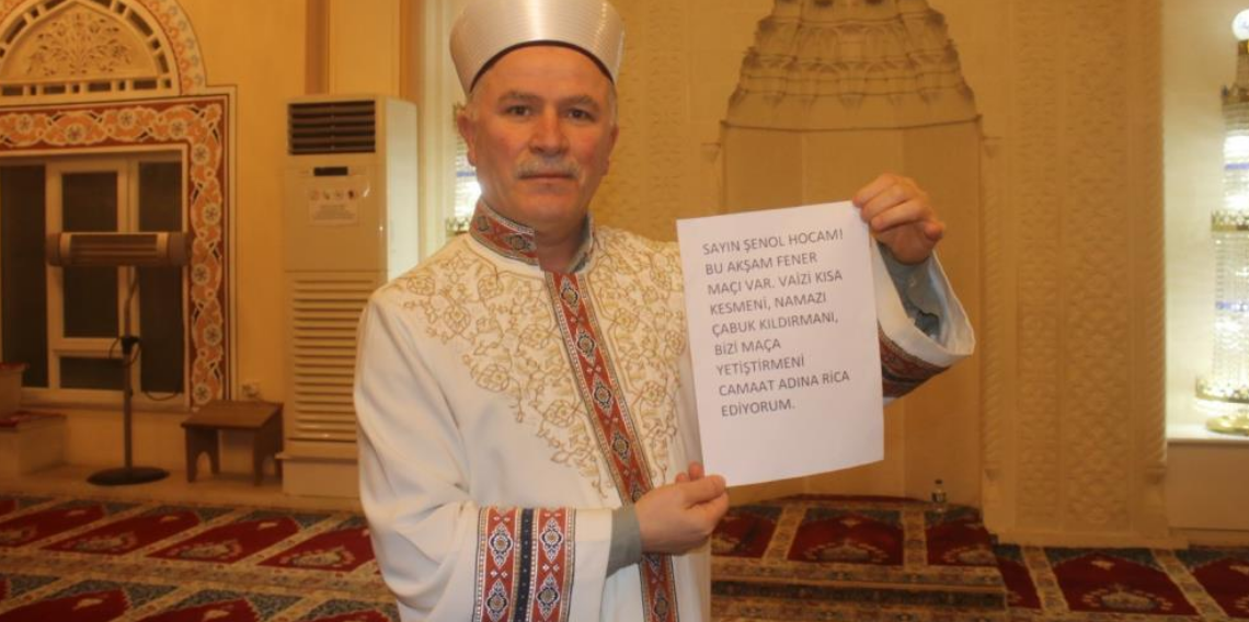 Cami imamı gençleri maça yetiştirdi