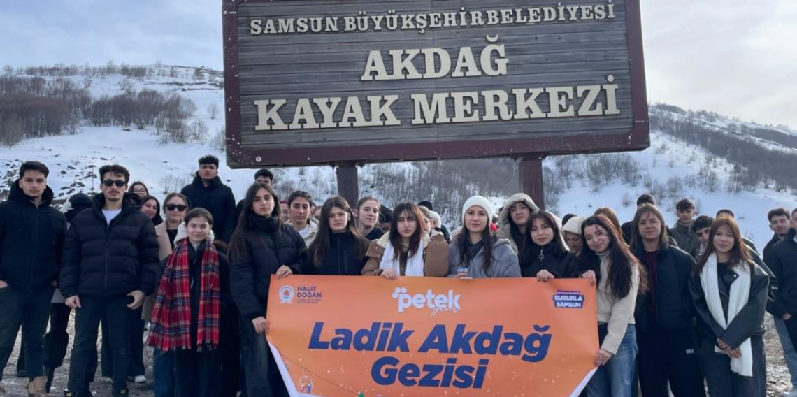 Samsun Büyükşehir’in Petek Genç Programıyla Akdağ Kış Gezileri Tamamlandı