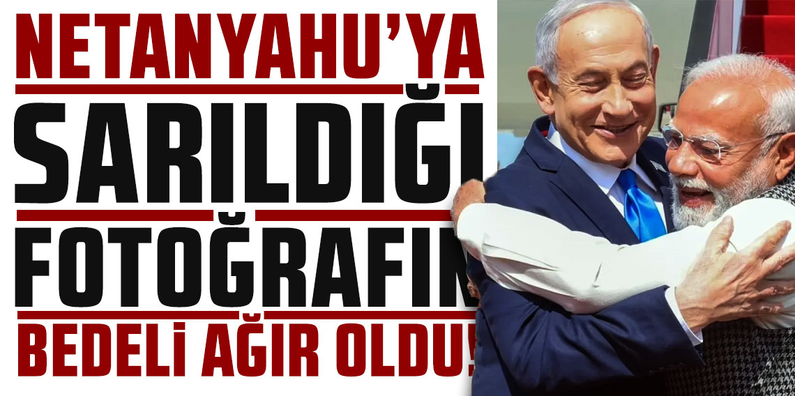 Netanyahu'ya sarıldığı fotoğrafın bedeli ağır oldu