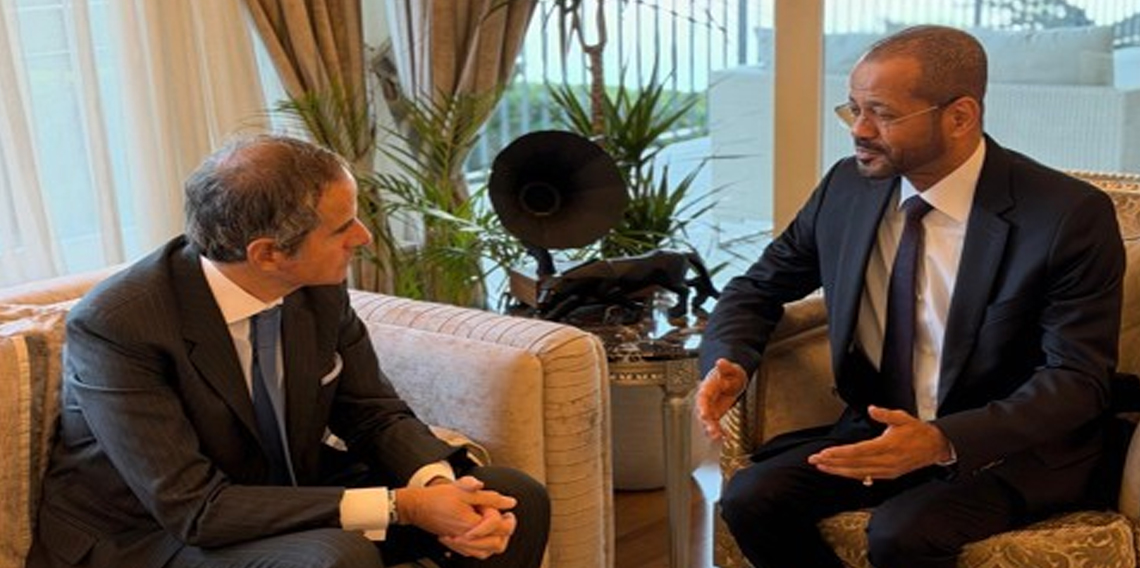 Al-Busaidi, UAEA Başkanı Grossi ile görüştü