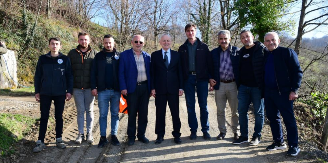 Terme Oğuzlu Mahallesi’ne 5 Kilometrelik Yol Çalışması Başladı