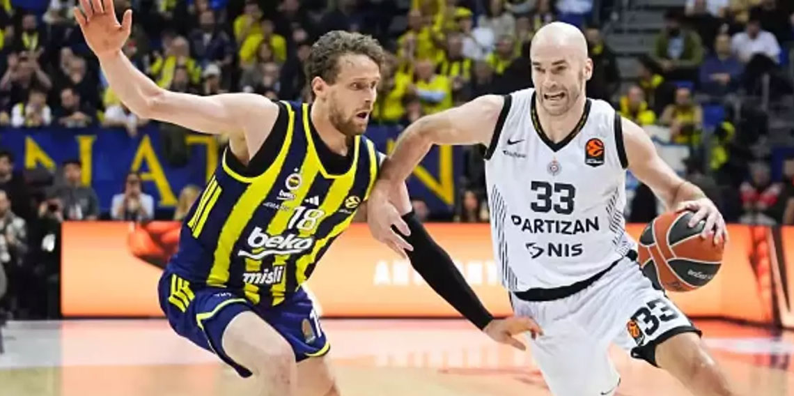 Fenerbahçe, Partizan'ı devirdi! Liderliğini sürdürdü!