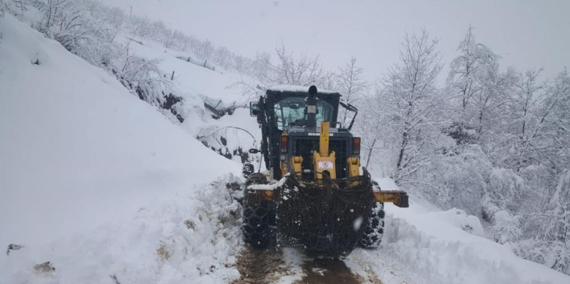 Trabzon’da Kar Ulaşımı Engelledi