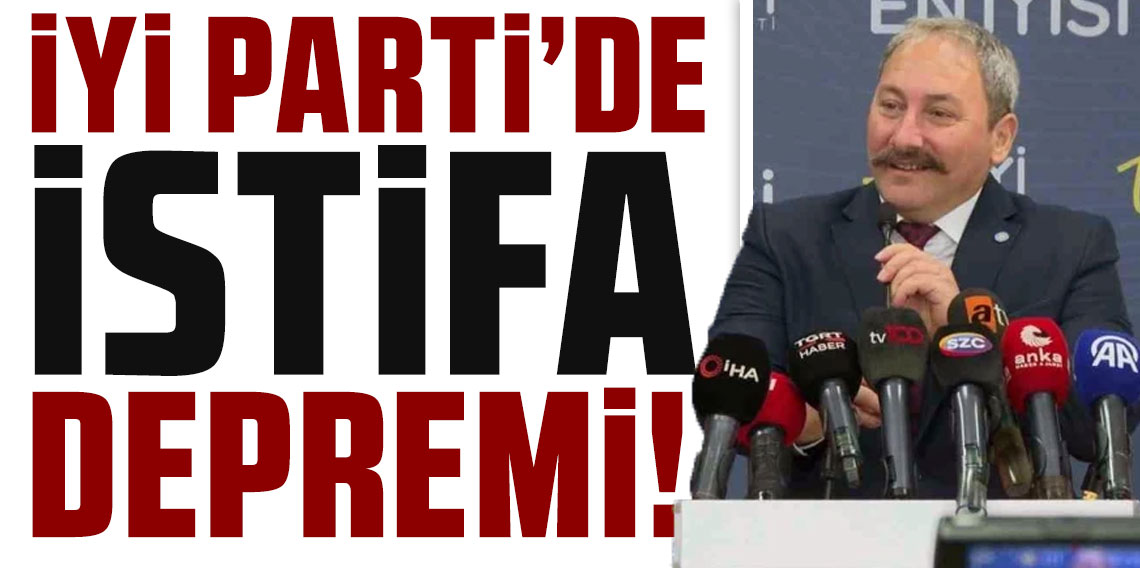 İYİ Parti'de istifa depremi! Şantajcıyı baş tacı ettiniz deyip istifa etti!