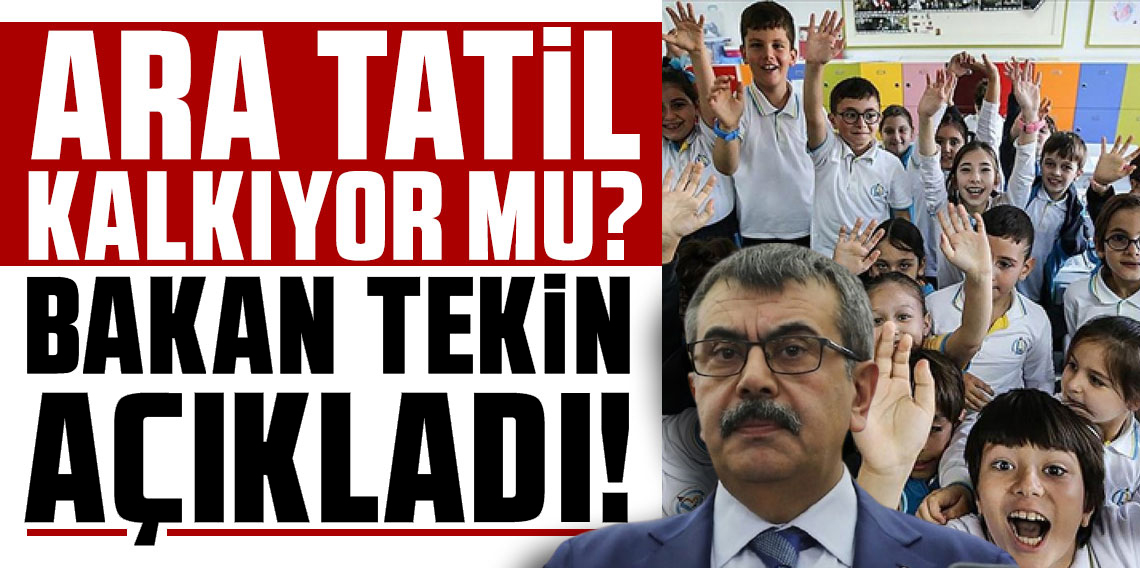 Okullarda ara tatil kalkıyor mu?