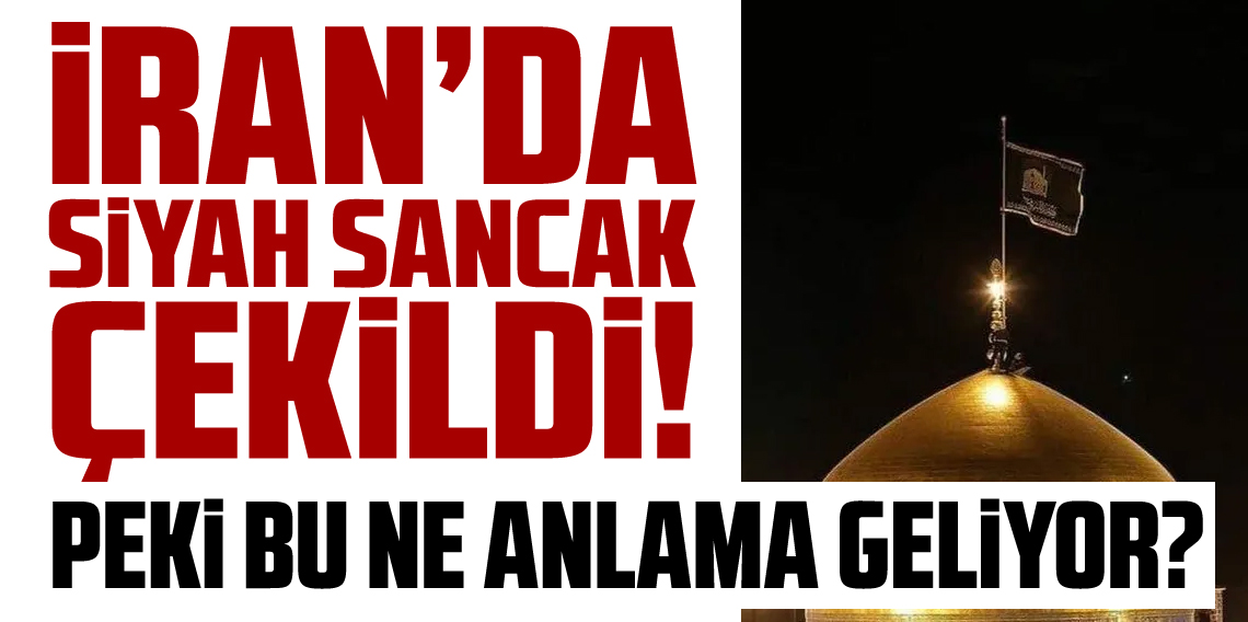 Hamaney’in Ölümü Sonrası İmam Rıza Türbesi’ne Siyah Sancak Çekildi