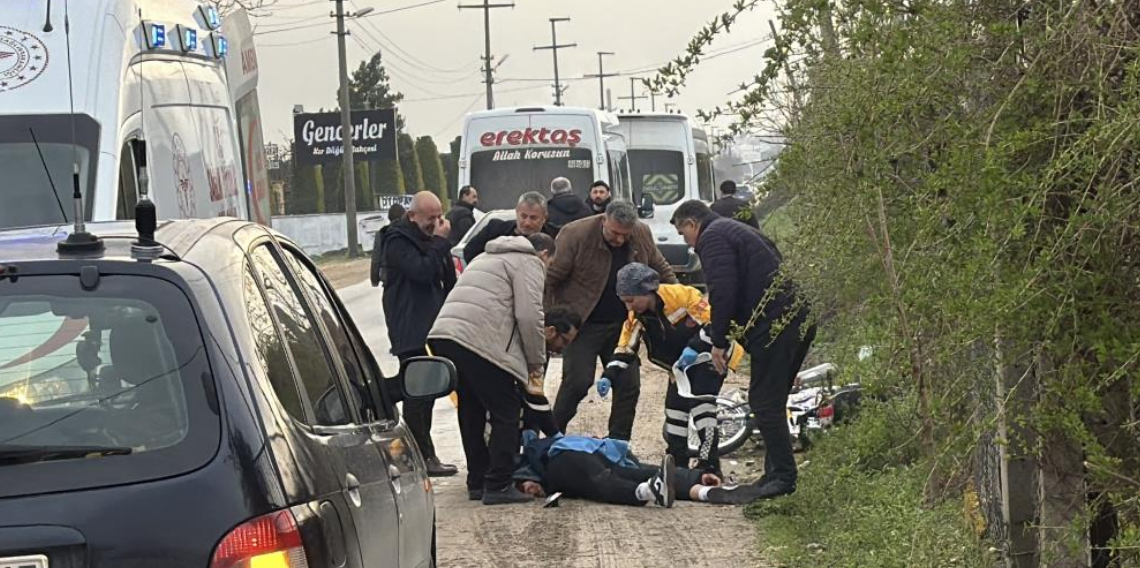 Tokat’ta Motosiklet Kazasında Acil Doktoru Hayat Kurtardı