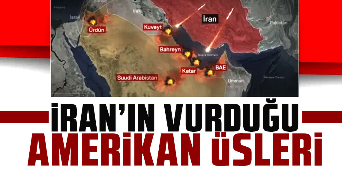 İran'dan ABD'ye ağır misilleme: Bölge ülkelerinde bulunan üsler hedef alındı