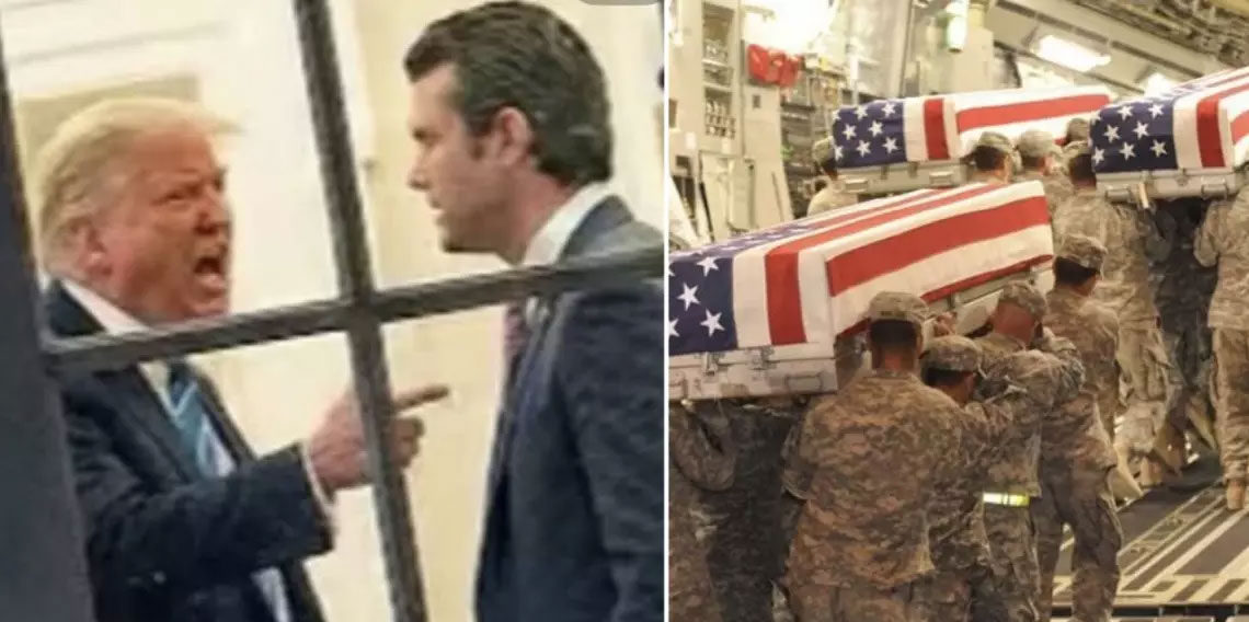 ABD'de ölü asker gerilimi! Trump, Savunma Bakanı'nı fena azarladı