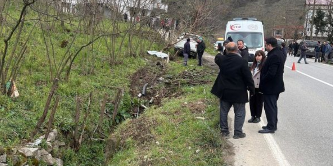Tirebolu-Doğankent Yolunda Feci Kaza