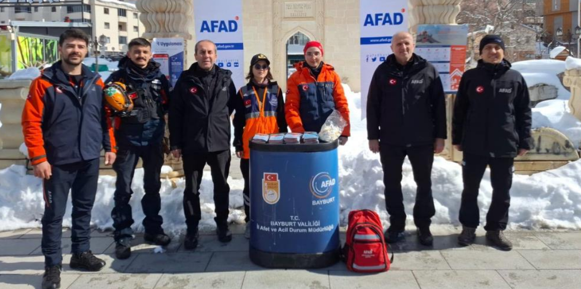Bayburt’ta Deprem Haftası Farkındalık Çalışmaları Başladı