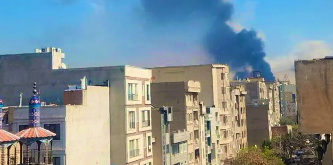 İsrail, Tahran'ın doğusuna saldırıyor! Şiddetli patlama oldu