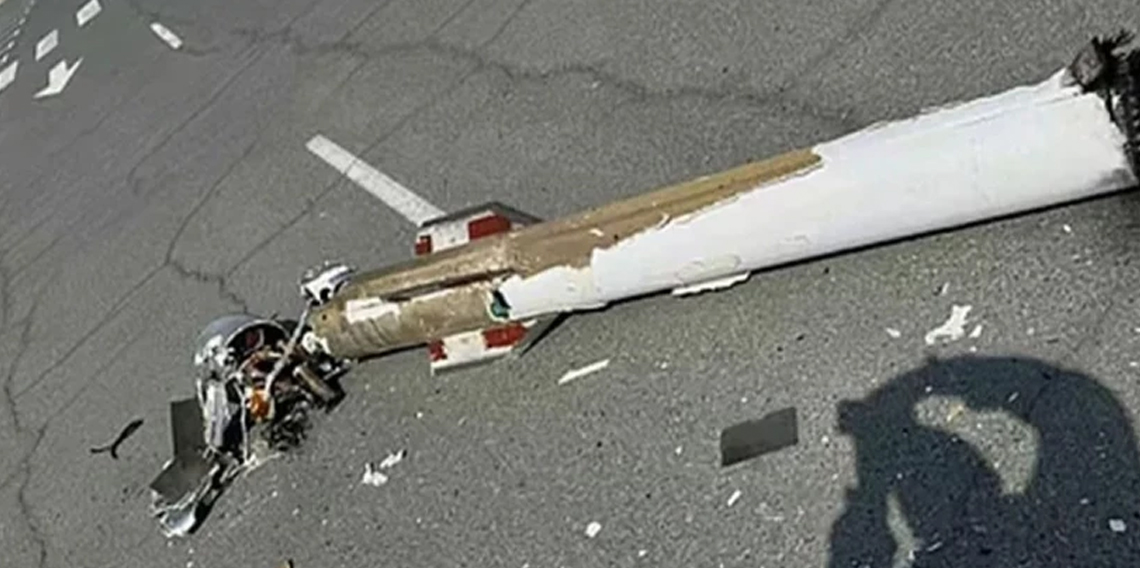 BAE'de düşürülen İran dronunun parçaları 6 kişiyi yaraladı