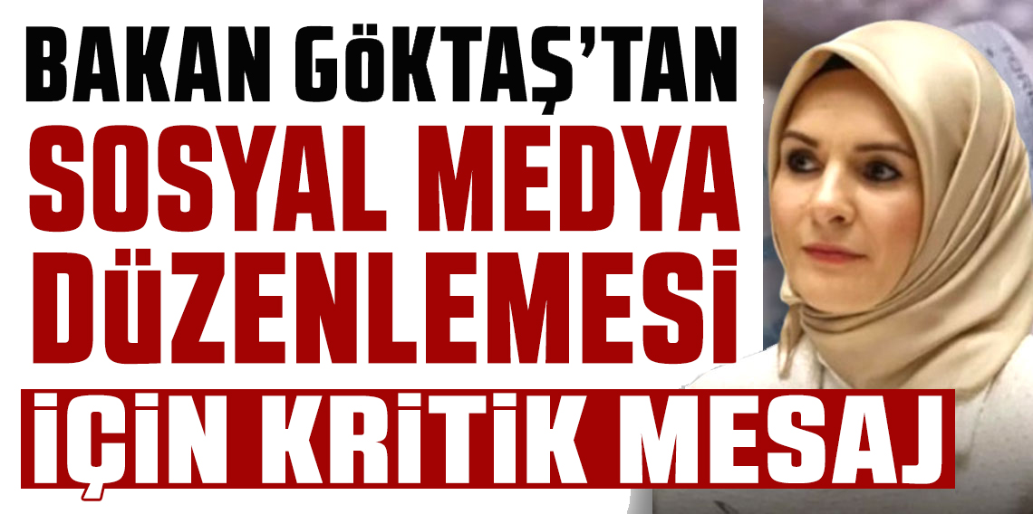 Bakan Göktaş'tan sosyal medya ve doğum iznini kapsayan kanun teklifine ilişkin açıklama