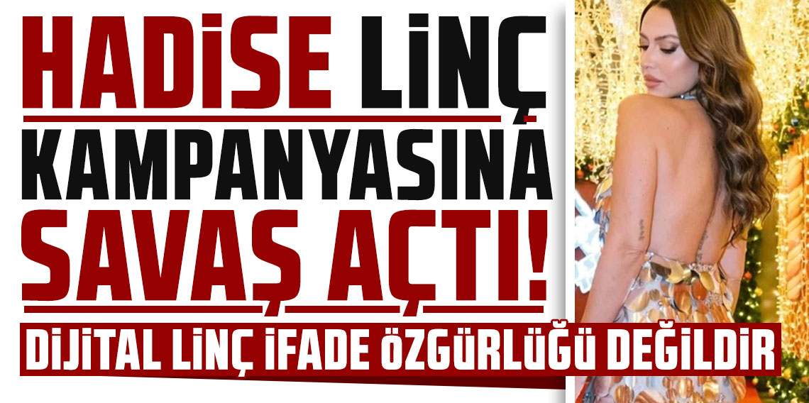 Eleştiri oklarının hedefi olan Hadise'den sosyal medya linçine dava yağmuru!