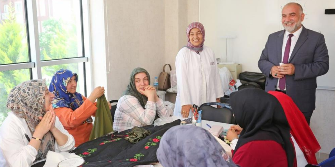 Canik’te Kadınlara Mesleki Eğitim Desteği Yoğun İlgi Görüyor