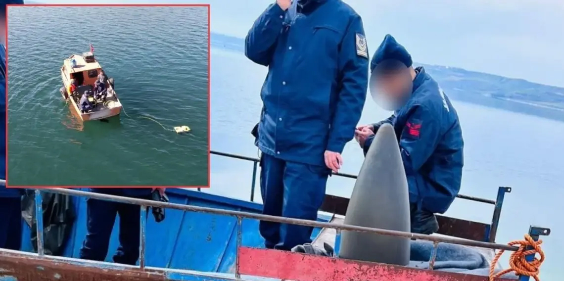 Atatürk Baraj Gölü'ne düşen füze parçaları bulundu