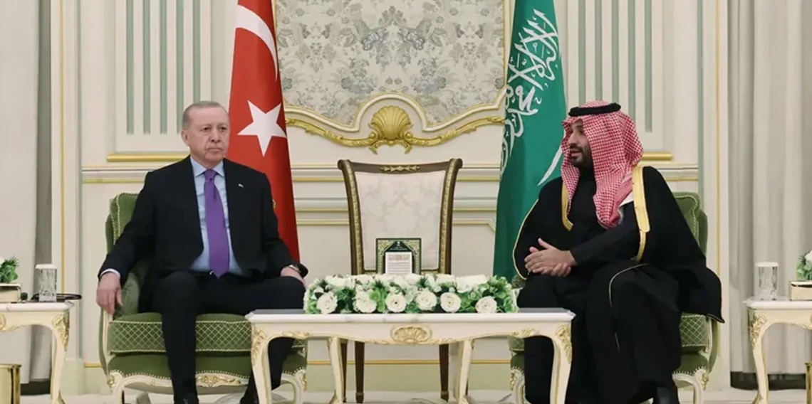 Cumhurbaşkanı Erdoğan, Prens Selman ile görüştü