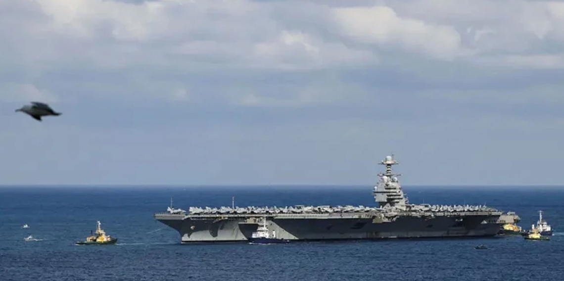 ABD'nin en büyük uçak gemisi 