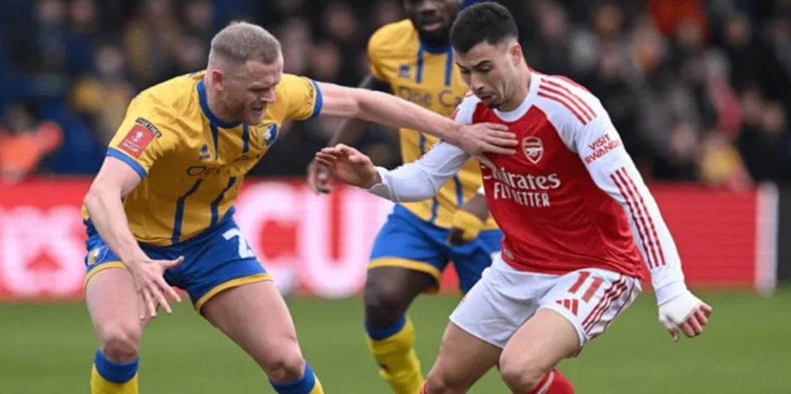 Arsenal, FA Cup'ta çeyrek finale çıktı