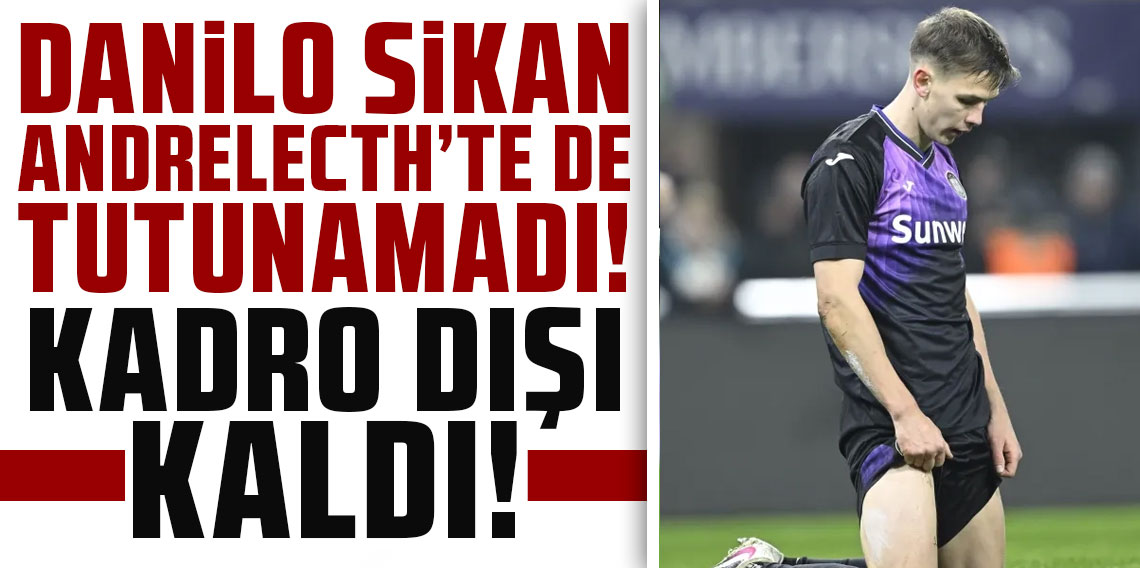 Danylo Sikan, Anderlecht’te de tutunamadı! Kadro dışı kaldı!