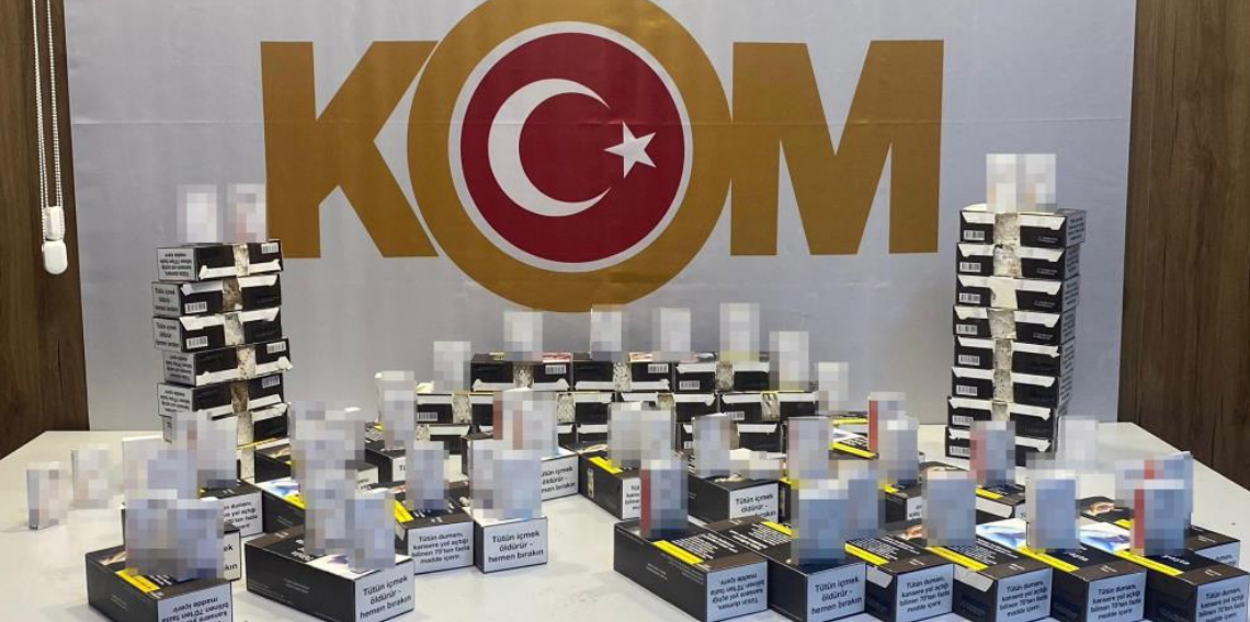 Samsun’da Kaçak Sigara Operasyonu