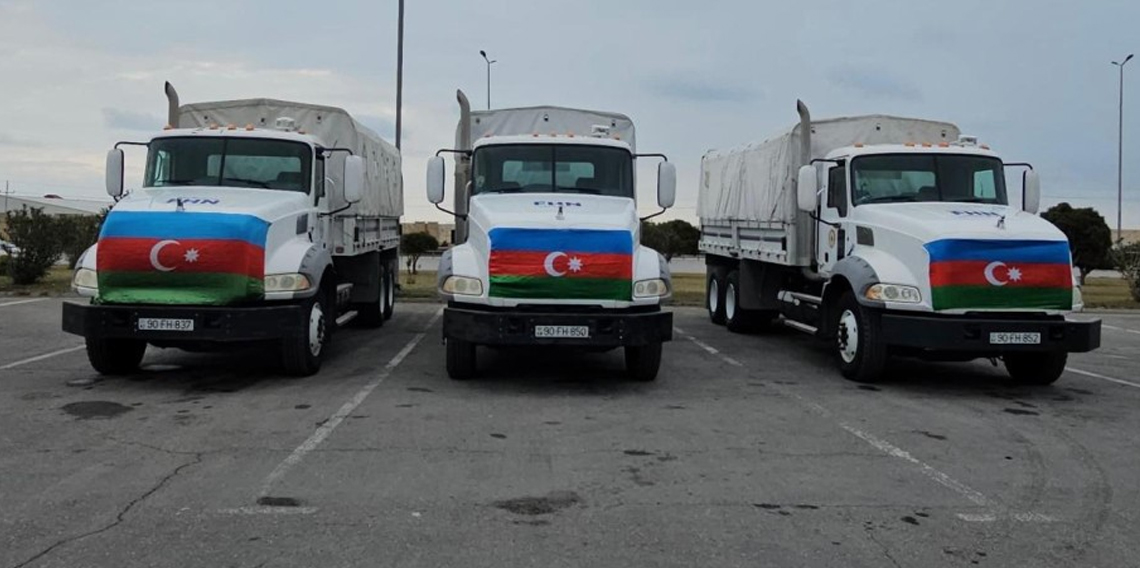 Azerbaycan, İran’a insani yardım gönderdi