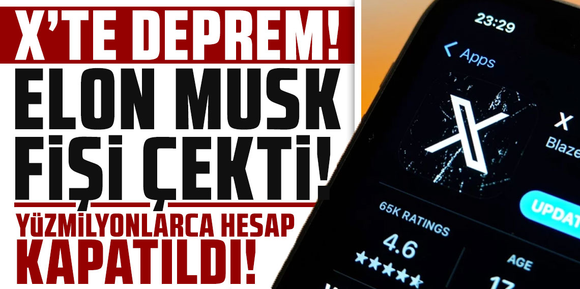 X'te deprem! Elon Musk fişi çekti; yüzmilyonlarca hesap kapatıldı!