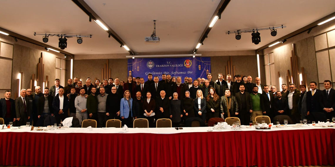 Trabzon Valisi Tahir Şahin Basın Mensuplarıyla İftarda Buluştu