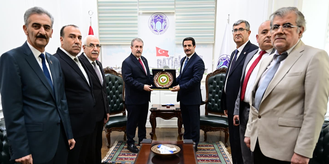 BBP Genel Başkanı Destici’den Başkan Taşkın'a ziyaret
