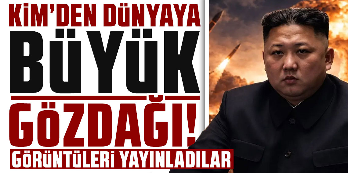 Kim'den dünyaya büyük gözdağı! Görüntüleri yayınladılar