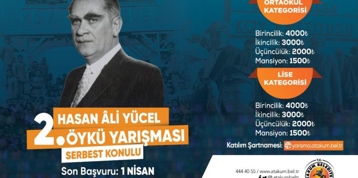 Atakum’da Hasan Ali Yücel Öykü Yarışması İçin Başvurular Başladı