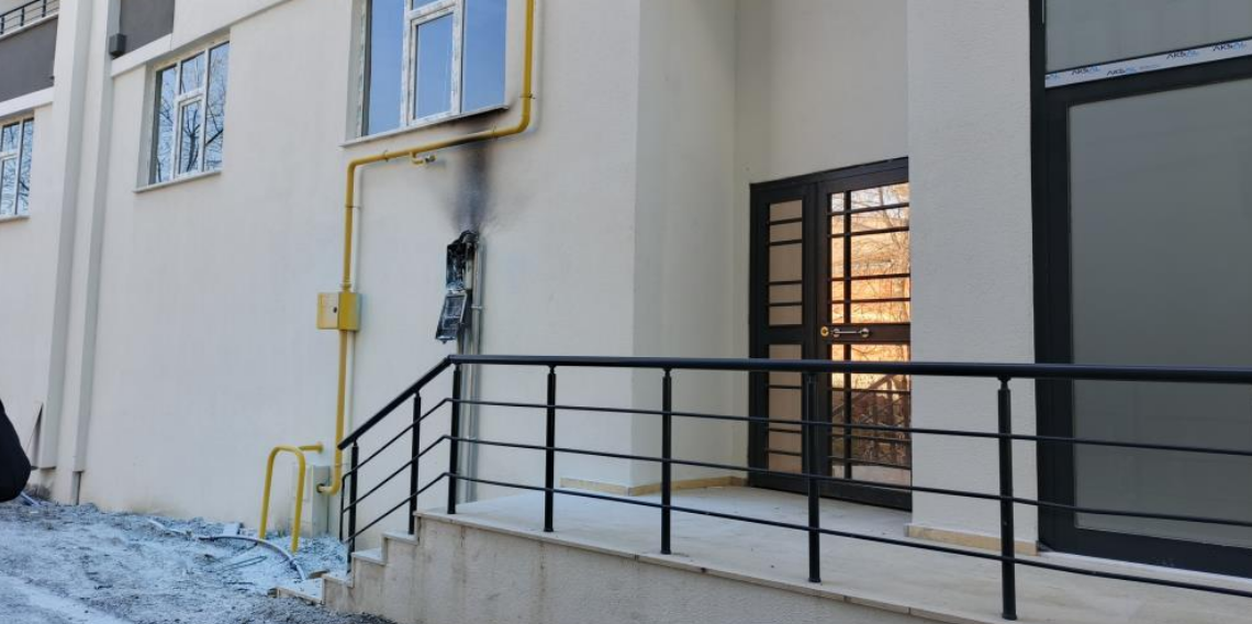 Samsun Bafra’da Elektrik Panosunda Yangın