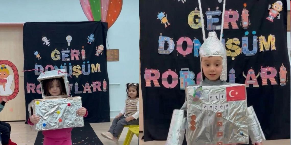 Bayburt’ta Miniklerden Geri Dönüşüm Defilesi