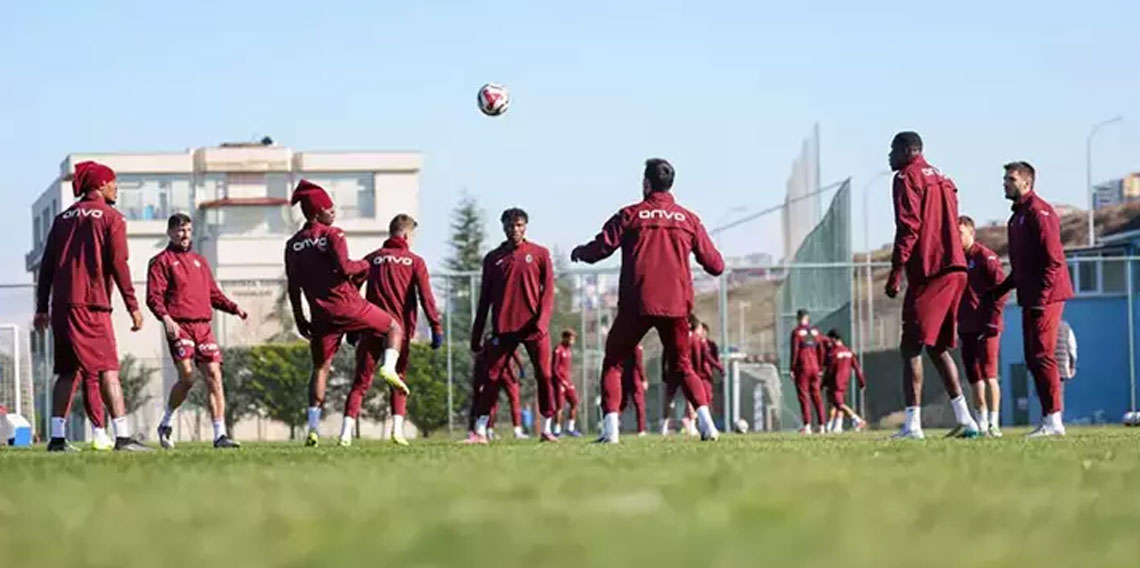 Trabzonspor, Rizespor maçı hazırlıklarını sürdürdü
