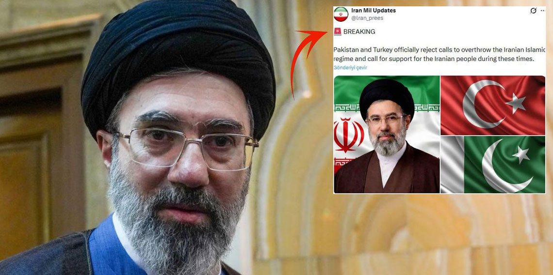 İran medyasında çıkan habere bakın: İki ülkenin bayrağıyla servis edildi