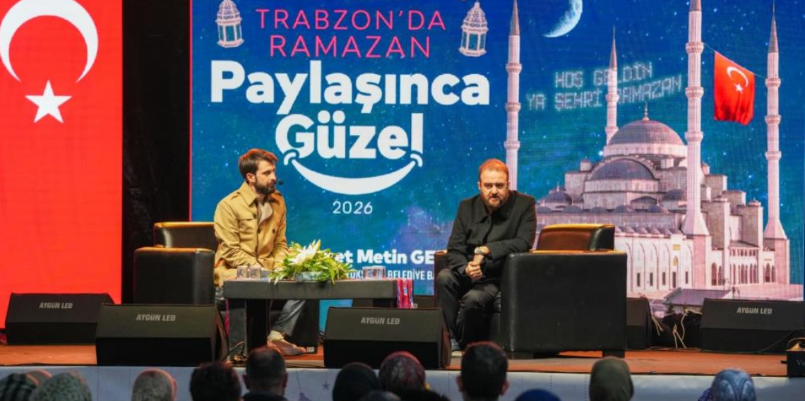 Trabzon’da “Ramazan Sohbetleri”nde Muhammed Yazıcı, 