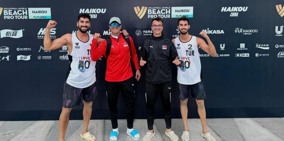 Yusuf Özdemir ve Batuhan Kuru, Beach Pro Tour Haikou etabında yarı finalde