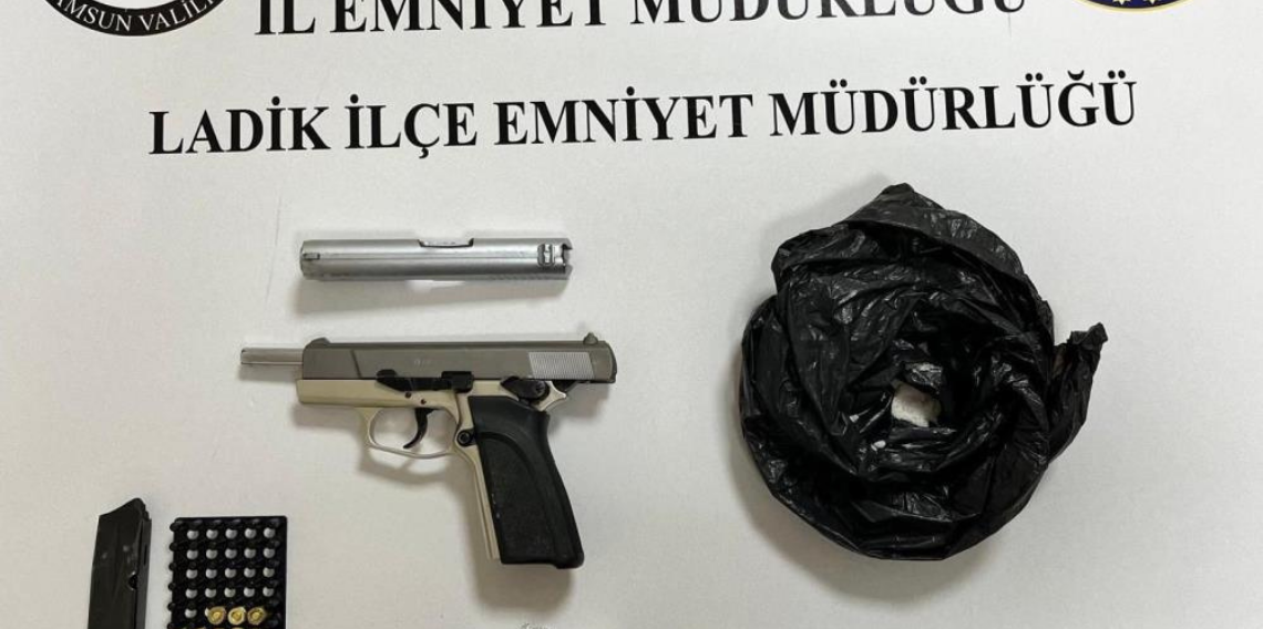 Samsun Ladik'te uyuşturucu operasyonu