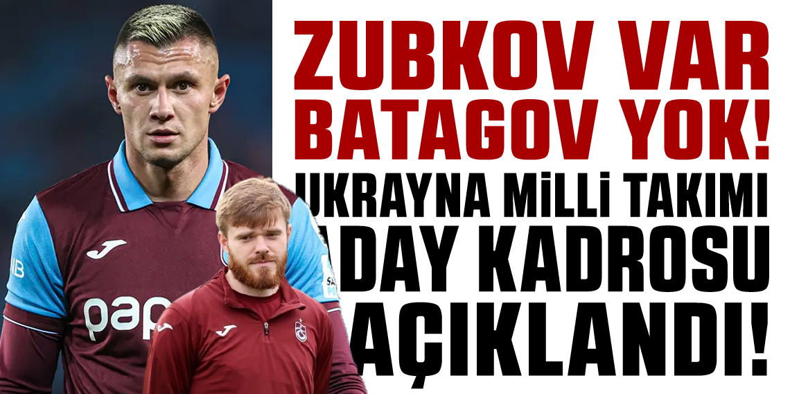 Oleksandr Zubkov var Arseniy Batagov yok