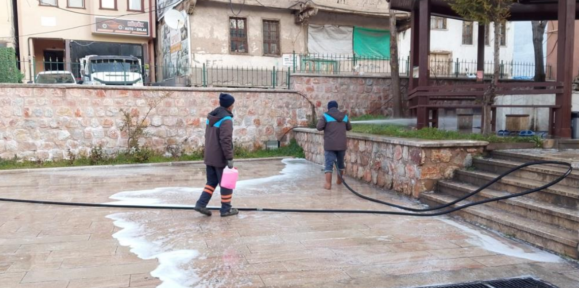 Tokat’ta Bayram Öncesi Camilerde Temizlik Seferberliği