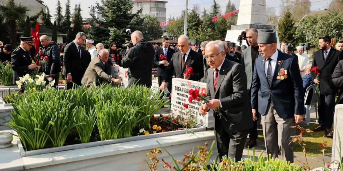 Ordu’da 18 Mart Töreni: Şehitler Saygıyla Anıldı