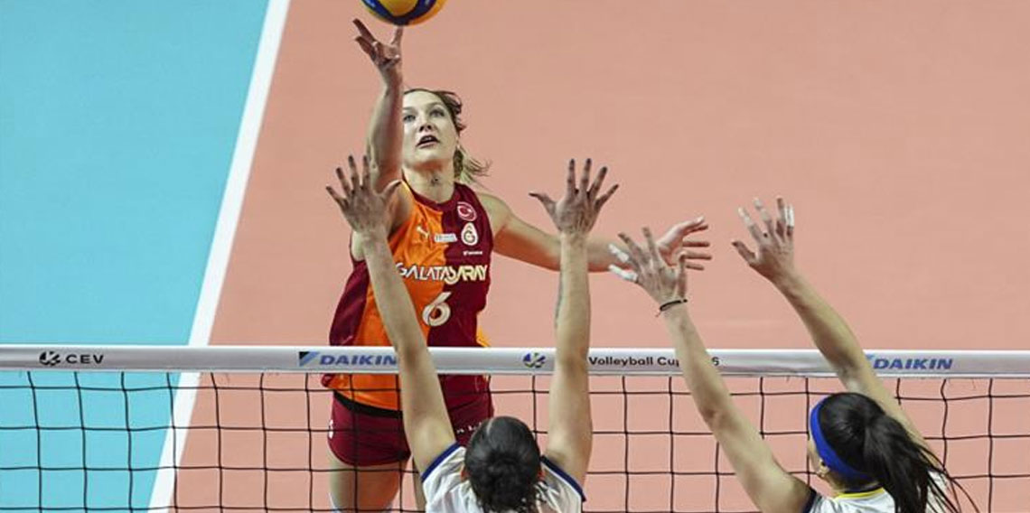 Galatasaray Kadın Voleybol Takımı’ndan tarihi başarı! CEV Kupası'nda finale yükseldiler!