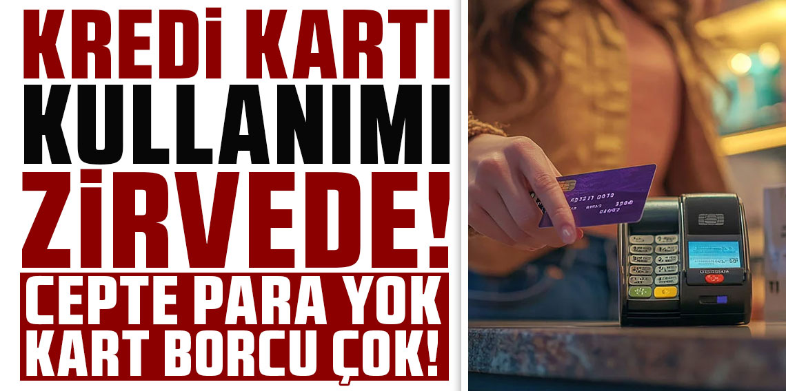 Cepte para yok, kart borcu çok